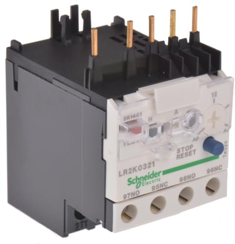 Schneider Electric TeSys LR2K Thermisches Überlastrelais 100 W, 3P 1 Schließer, 1 Öffner, 250 Vdc, 690 Vac / 14 A,