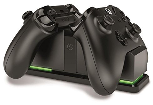 PowerA - Kit de estación de carga doble para Xbox One, color negro