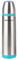 Orbegozo TRL 10070 - Termo para líquidos, Temperatura fría o Caliente, Fabricado en Acero Inoxidable, tapón con pulsador dosificador, 1 litro