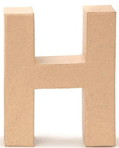 Papp Buchstabe H 17,5x5,5cm