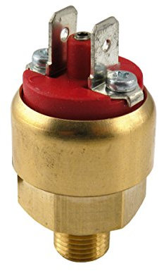 1/8 Mini Druckschalter ´´Schließer´´ für Hydrauliköl Ölemulsion Wasser Druckluft (Einstellbereich: 1-10 bar)