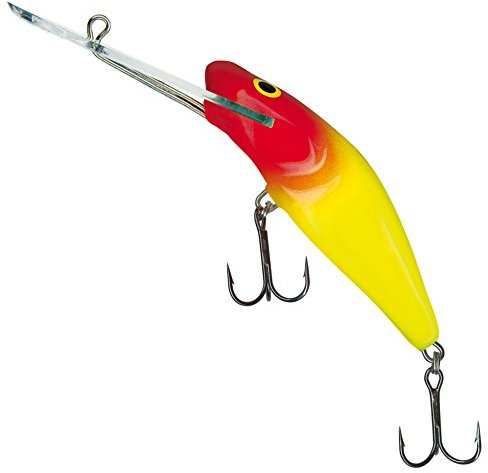 Salmo Bullhead Super Deep Runner 6cm 7g - Wobbler zum Spinnfischen, Tiefläufer zum Schleppangeln, Barschwobbler zum Spinnangeln, Farbe:Clown