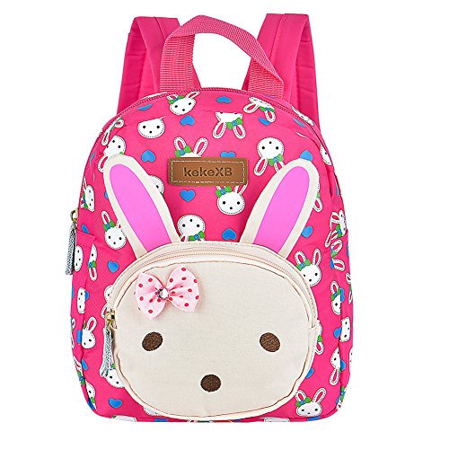 Kinderrucksack, Queta Vorschulrucksack Niedlich Kleiner Rucksack Kindergartentasche Kindergarten Rucksack Baby Backpack Mini Schultasche mit Häschen