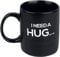 Thumbs Up Tasse I need a Hug Mug mit Thermo-Effekt-Farbwechsel 300 ml, Schwarz