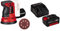 Einhell Power X-Change Cordless Random Orbital Sander - 18V Electric With Battery, Charger, and Dust Collection Set for Wood, Plastic, and Metal - TE-RS 18 Li-Solo
