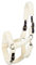 PFIFF 102812 Halfter 'Caio' mit Kunstfell, naturfarben Pony