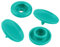 50 Druckknöpfe rund Snaps Druckknopf Snap Button Knöpfe Farb- Größenwahl, Größe:12mm, Farbe:türkis