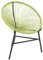 vidaXL Garten Acapulco Stuhl Gartensessel Rattansessel Mexikanischer Stuhl Sessel Gartenstuhl Rattanstuhl Relaxsessel Poly Rattan Grün