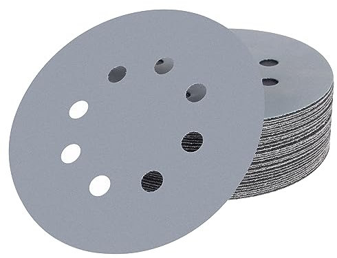 115mm Schleifscheiben Körnung 3000, 30 Stück Schleifpapier 115mm Nasse Trockene Wasser Scheiben für Exzenterschleifer(8 Loch)