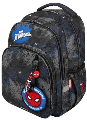 McNeill Base Marvel Spider-Man Freizeitrucksack für Alltag und Ausflüge – Leichter Reiserucksack, gepolstert, funktional – Marvel Spider-Man-Fanrucksack