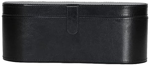 BBTISG Pelle PU Scatola Portaoggetti Per Asciugacapelli, 33,5 x 13,5 x 13cm Custodia Da Viaggio Per Asciugacapelli Per Dyson Supersonic HD01 HD03 Hair Dryer (nero)