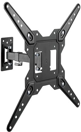 AISENS WT55TSE-151 Soporte Eco Giratorio/Inclinable para Monitor/TV 23-55 VESA 400x400 Máx. 30Kg