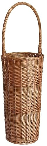 Paragüero Cubo De Almacenamiento De Paraguas De Estilo Japonés, Soporte para Paraguas De Tejido De Mimbre, Cesto para La Ropa Sucia con Asa, para Puerta, Porche
