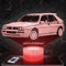 Nachttischlampe Auto Delta HF Integrale L deko Sport Fahrzeug Sammlerauto Tuning Geschenkidee Mann objekt Auto Delta HF Integrale L Nachtlicht Erwachsene deko Zimmer geschenk originell Weihnachten TOP
