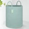 BOSROTY Large Blanket Basket, Tall Laundry Hamper 65L, Nursery Basket with Handles for Storage Toys Clothes Towels, Cotton Rope Woven Organiser, 40 x 50 CM, Light Green