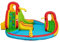 COSTWAY 4 en 1 Castillo Hinchable, Parque Infantil Exterior Grande con Piscina de Juego, Canasta de Baloncesto y 2 Toboganes, Insuflavel Crianças Interior Adecuado para Niños de 3 a 10 Años