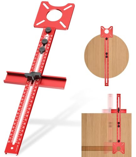 Stencil per fresatrice superiore, per fresatura superiore, modello Jig router, macchina per incisione, per tagliabordi, utensili per la lavorazione del legno, dispositivo hardware per armadietti