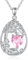 Tree of Life Birthstone Necklace for Women Sterling Silver Tree Jewellery Tourmaline October Pendant Pink Gemstone Anniversary Birthday Christmas Gifts for Wife Mom Her (10-Oct-Pink)