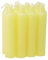 Ovaletta 8 Stück Stabkerzen Gelb, Kurze Stabkerzen, Tafelkerzen, Gelb Kerzen, Kerzen Gelb, Notfallkerzen, 2,1 x 10,8 cm