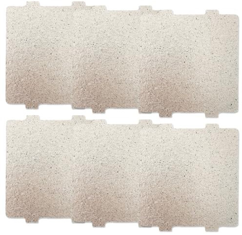 DLPRK 6 pezzi Foglio di Mica per Microonde, Piastre per Forno a Microonde, Parte di Riparazione Universale per Forno a Microonde da Cucina Principale (11 x 10 cm)