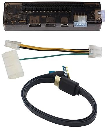 Ujjdwiurgh 1 Set Scheda Grafica Esterna per Computer Portatile Dock Docking Station per Notebook Scheda Video NGFF M.2 A Chiave in Plastica