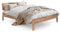 byoak Massivholzbett Penny - mit Holzkopfteil - Doppelbett aus Holz - 140 x 200 cm - Geölt - Wildeiche