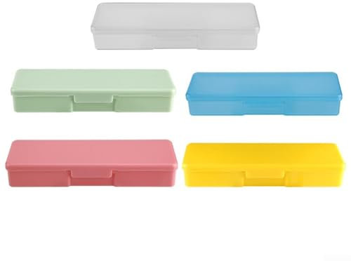 Nail Tips Storage Box 1PC Plastic Organizer for Nail Tools and Accessories (yellow)
