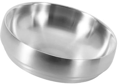 Mirweon Saladier de grande capacité résistant à la chaleur en acier inoxydable pour soupes, repas de bureau et divertissement, bol isotherme en acier inoxydable