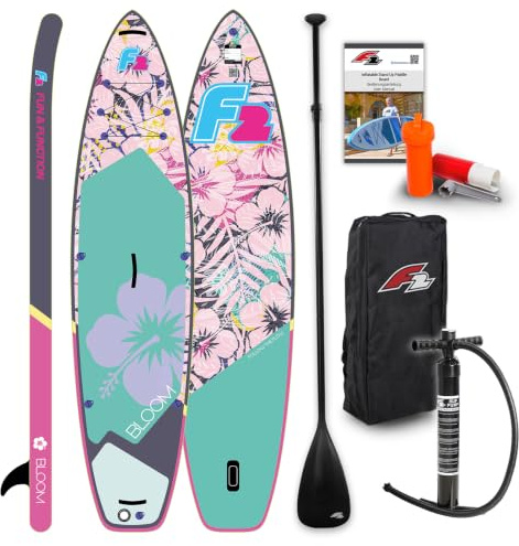 F2 SUP Stand Up Paddle Board Retro Bloom Hibiskus Damen 341cm 11,2