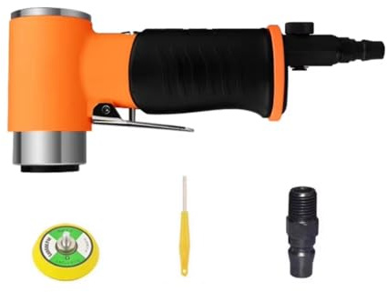 Pneumatischer Exzenterschleifer, Druckluftpolierer, Exzenterschleifer, 13.000 U/min für Autowachsen und Schleifen, 3 mm Hub