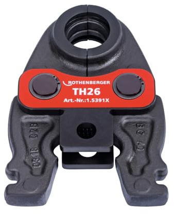 ROTHENBERGER Pressbacke Compact, TH Pressbacken Kontur, 26mm Arbeitsbereich Durchmesser | 015391X | Pressbacke, Presszange, Pressbacke für Pressfittinge
