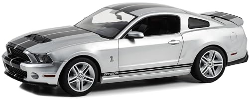 Greenlight 13673 GT500 Barren Silber Metallic mit schwarzen Streifen 1/18 Druckguss Modellauto