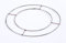 10 X 10 Flat Wire Copper Wreath Rings Frames Christmas Holly Funeral OASIS ®