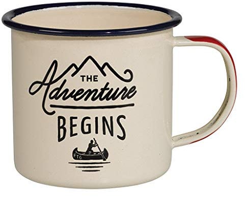 Gentlemen's Hardware - Taza, Acero, Blanco, 0.5 x 10.5 x 7.5 cm