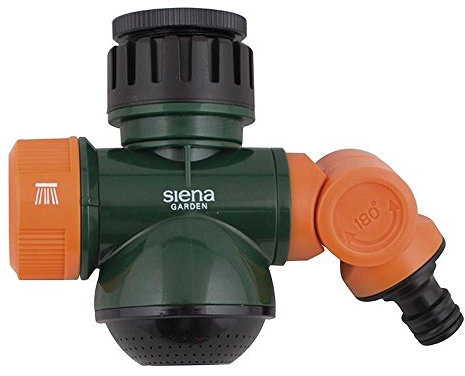 Siena Garden Multifunktionsanschluss, 13mm (1/2)-Anschluss, dunkelgrün, 399861