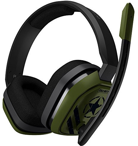ASTRO Gaming A10 Gaming-Headset mit Kabel, Call of Duty Edition, Leicht & Robust, ASTRO Audio, Dolby ATMOS, 3,5mm Anschluss, Kompatibel mit Xbox Series X|S|One, PS5, PS4, PC, Mac uvm - Schwarz/Grün