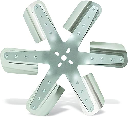 Flex-a-lite (2017) 17 6-Blade Belt Driven Flex Fan, Silver
