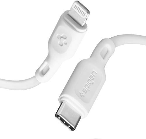 Spigen DuraSync Cavo USB C Lightning Certificato MFi Dati e Ricarica Davvero Veloce 1m Compatibile con iPhone 12 Mini PRO Max SE 2020 11 PRO Max XR XS XS Max 8 8 Plus 7 7 Plus iPad