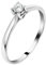 Live Diamond Damen Ring, LAB GROWN Kollektion, aus Weißgold 375, Diamanten - LD005040