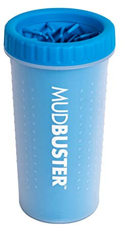 Dexas MudBuster Outil portable de nettoyage de pattes de chien Pro Blue (bleu) Taille L