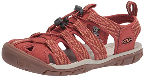 KEEN Women's Clearwater CNX SANDAL,BRICK DUST/PHEASANT, 2.5UK