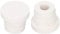 Atyhao Ladder Rubber Stopper Bumper Replacement, 2Pcs White Universal Swimming Pool Supplies