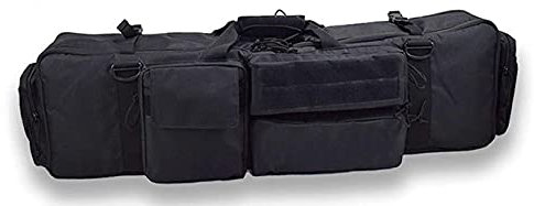 Taktische M249 Gun Tasche Airsoft Militär Jagd Schießen Gewehr Rucksack Outdoor Pistole Durchführung Schutz Fall Mit Schulter Gurt Double Rifle Bag Mit Weich Gepolstertem Schutz Black