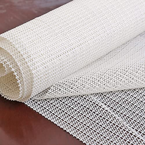 100x150cm Teppich Antirutschunterlage, Teppichstopper Antirutschmatte für Glatte Böden, Teppichunterlage rutschfest, Teppichunterleger Rutschschutz Zuschneidbar für Schubladen, Auto, Küche
