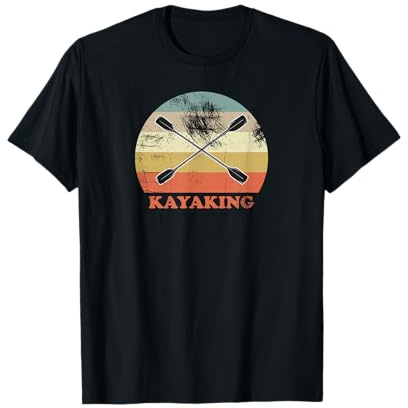 Kajak Kayak Kanu Paddel Wassersport Kajakfahrer Kanufahrer T-Shirt