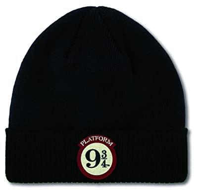 Logoshirt®️ Harry Potter - Espresso di Hogwarts - Binario 9 3/4 Logo - Beanie I Beretto - Capello Donna e Uomo I Ricamato I Design Originale Concesso su Licenza