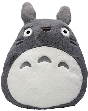 Semic Distribution Mein Nachbar Totoro Plüsch- Kissen Totoro grau grau/weiß,aus 100% Polyester, in Polybeutel.