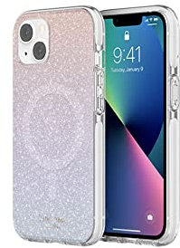 Kate Spade New York Defensive Hardshell Case with MagSafe for iPhone 13 - Ombre Glitter