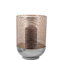 Fink Kerzenleuchter Natalie, Unikat, Silber- und goldfarben, D20xH27cm
