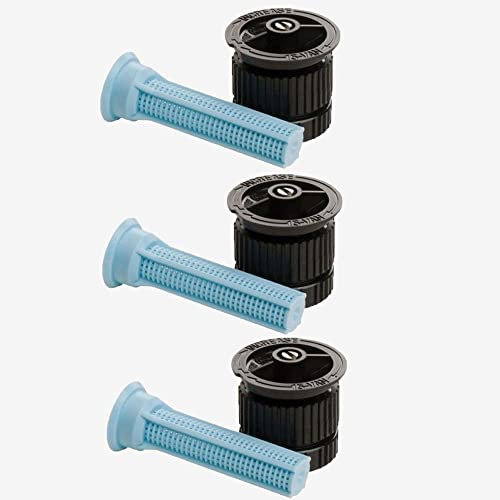 3X Rain-Bird Sprühdüse mit einstellbarem Sektor von 0° bis 360° (15-Van) für Typenreihe 1800 und Uni-Spray Wurfweite 3,4 m - 4,6 m